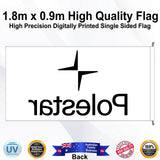 POLESTAR Rectangle Flag - Rear