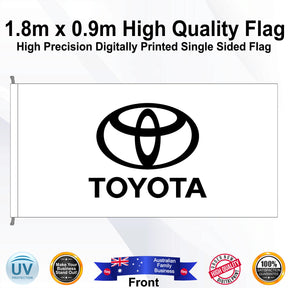 TOYOTA Rectangle Flag - Front