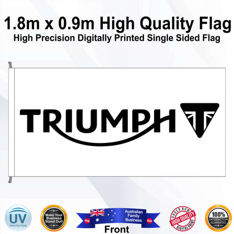 TRIUMPH Rectangle Flag - Front