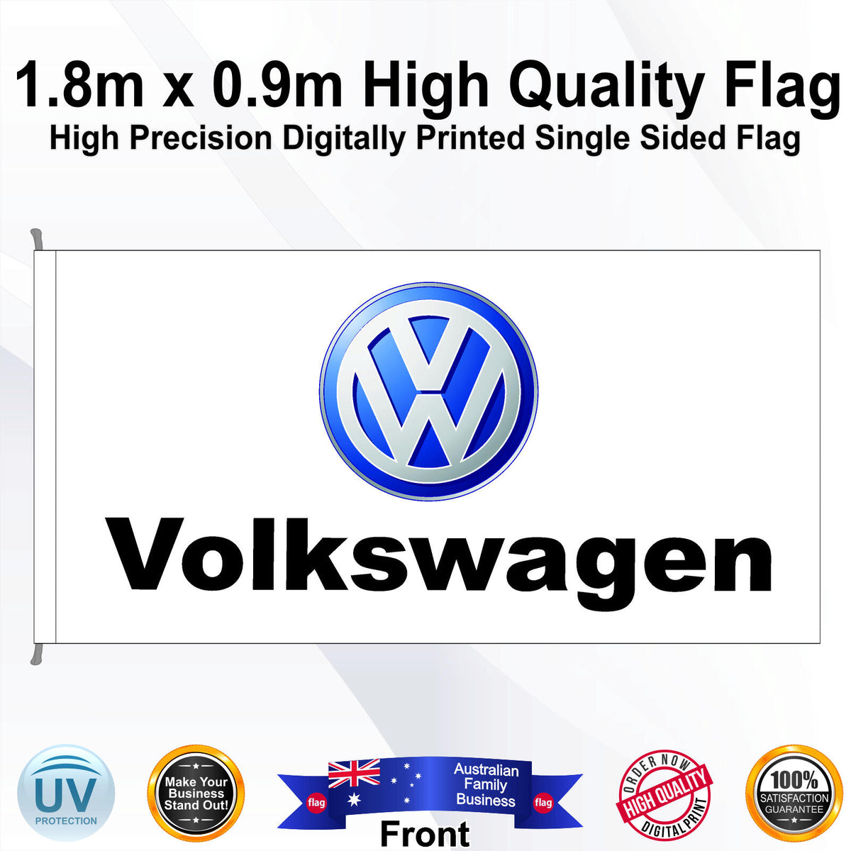 VOLKSWAGEN Rectangle Flag - Front