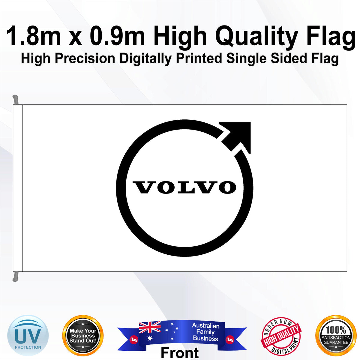 VOLVO Rectangle Flag - Front