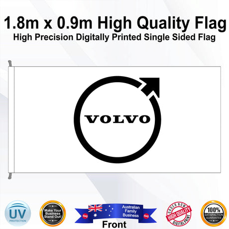 VOLVO Rectangle Flag - Front