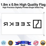 ZEEKR Rectangle Flag - Rear