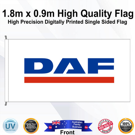 DAF Rectangle Flag - Front