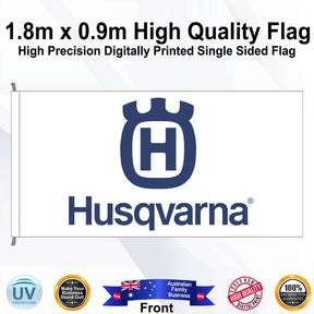 HUSQVARNA Rectangle Flag - Front