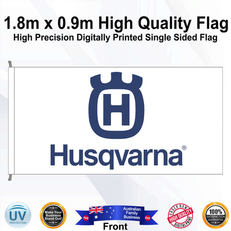 HUSQVARNA Rectangle Flag - Front