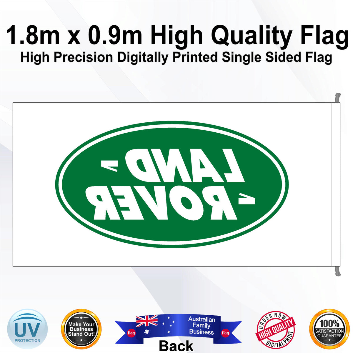 LAND ROVER Rectangle Flag - Rear