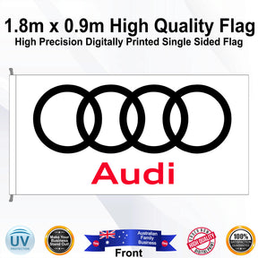 Audi Rectangle Flag - Front