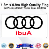 Audi Rectangle Flag - Rear
