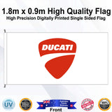DUCATI Rectangle Flag - Front