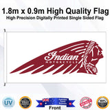 INDIAN Rectangle Flag - Front