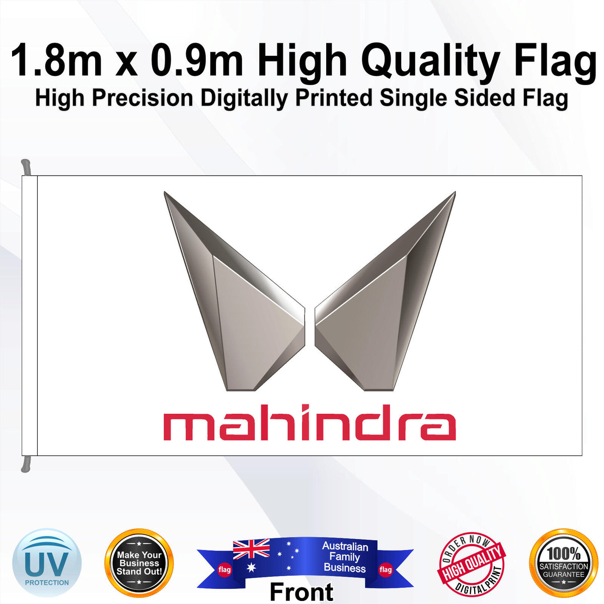 MAHINDRA Rectangle Flag - Front