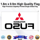 MITSUBISHI FUSO Rectangle Flag - Rear