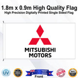 MITSUBISHI MOTORS Rectangle Flag - Front