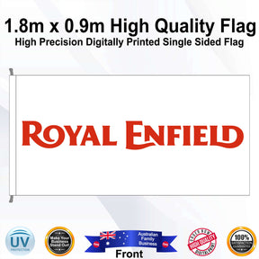 ROYAL ENFIELD Rectangle Flag - Front
