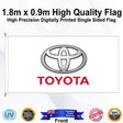 TOYOTA Rectangle Flag - Front