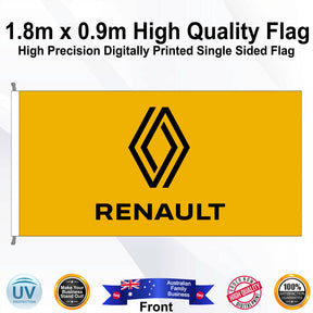 RENAULT Rectangle Flag - Front