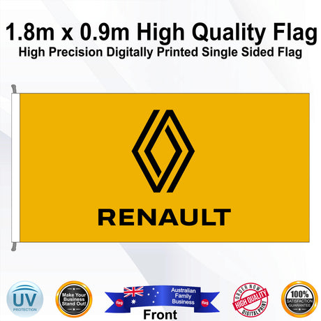 RENAULT Rectangle Flag - Front