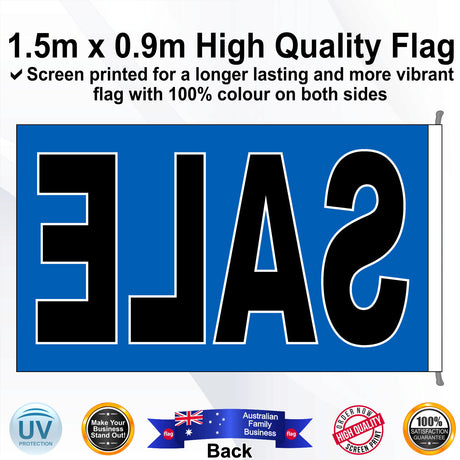SALE Rectangle Flag - Rear