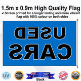 USED CARS Rectangle Flag - Rear