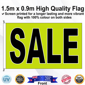 SALE Rectangle Flag - Front