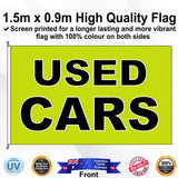 USED CARS Rectangle Flag - Front