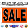 SALE Rectangle Flag - Front