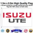 ISUZU UTE Rectangle Flag - Front