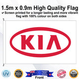 KIA Rectangle Flag - Front
