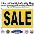 SALE Rectangle Flag - Front
