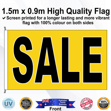 SALE Rectangle Flag - Front