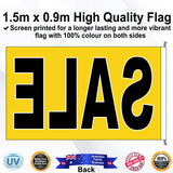 SALE Rectangle Flag - Rear