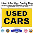 USED CARS Rectangle Flag - Front