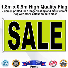 SALE Rectangle Flag - Front