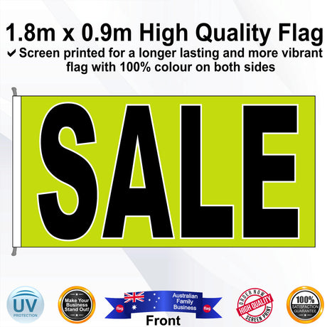 SALE Rectangle Flag - Front