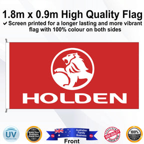 HOLDEN Rectangle Flag - Front