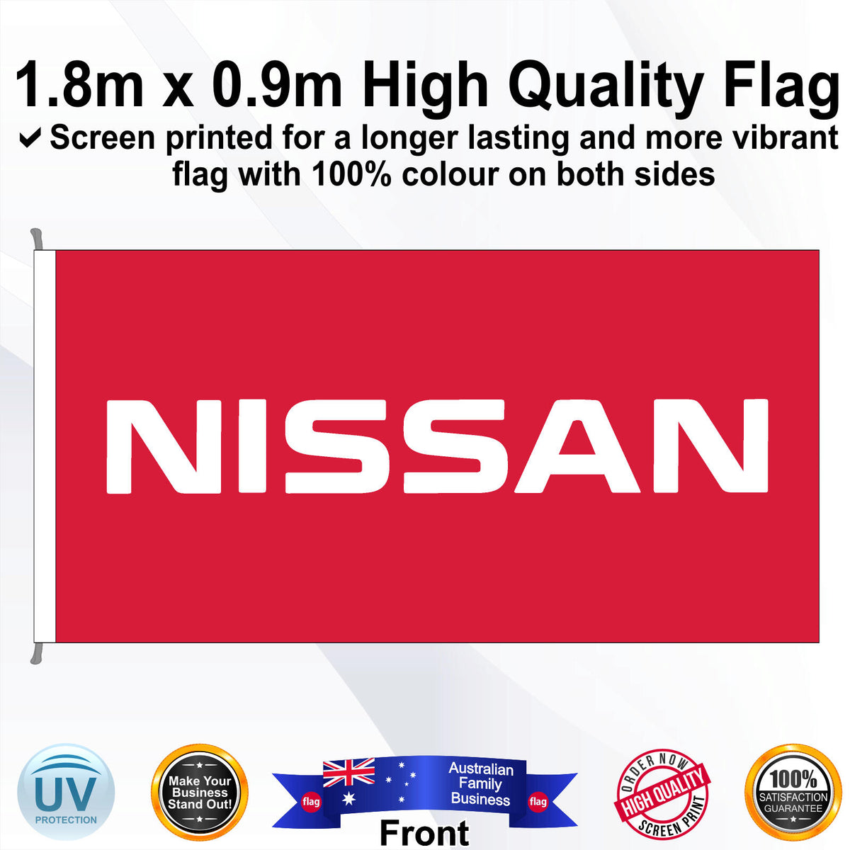NISSAN Rectangle Flag - Front