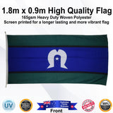 TORRES STRAIT Rectangle Flag - Front