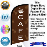 CAFE Feather Flag - Front