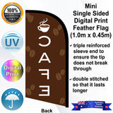 CAFE Feather Flag - Rear