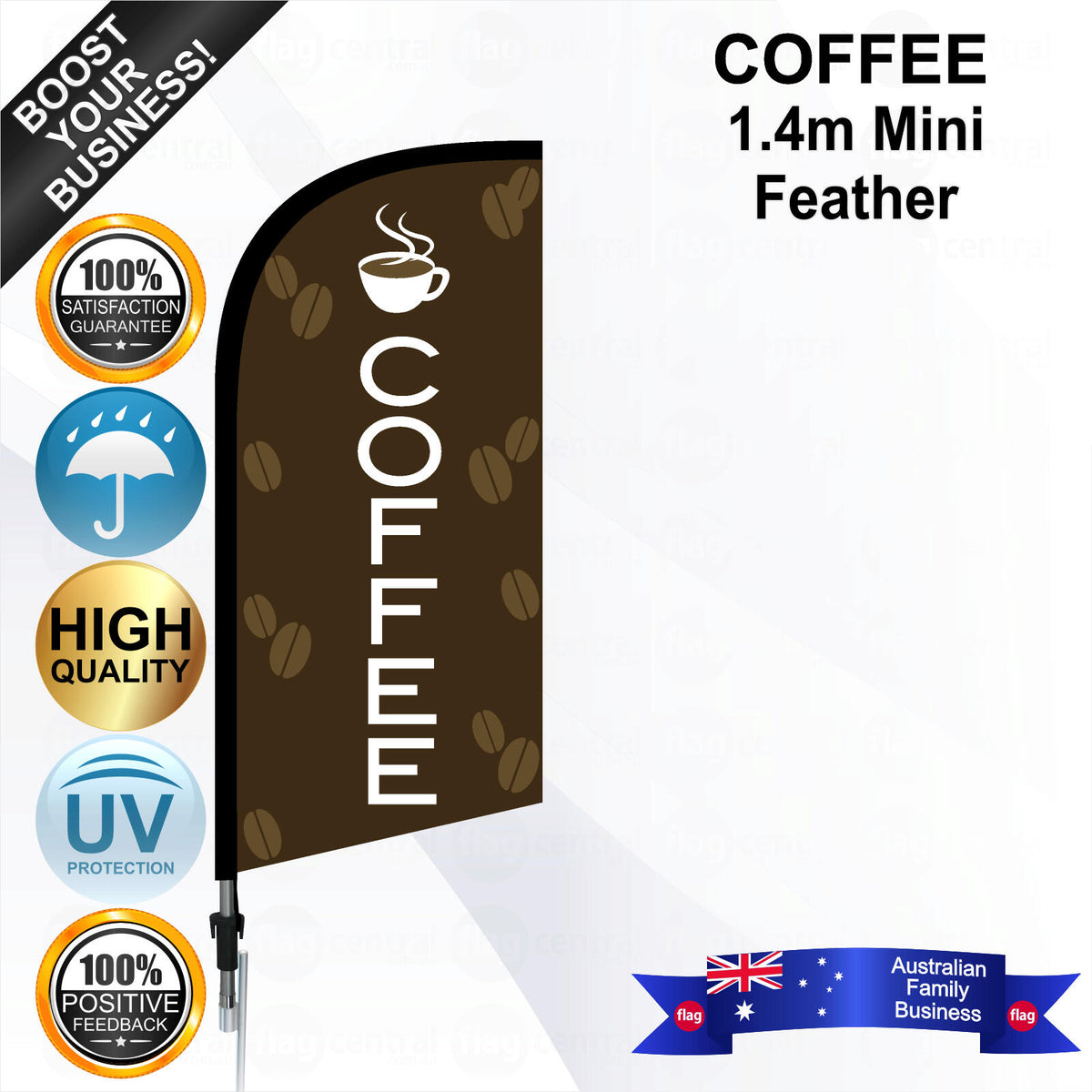 COFFEE Feather Flag - Bundle