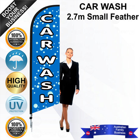 CAR WASH Feather Flag - Bundle