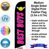 BEST BUYS Feather Flag - Front
