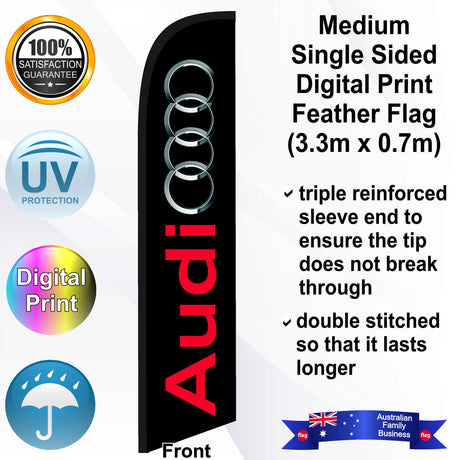 AUDI Feather Flag - Front