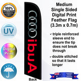 AUDI Feather Flag - Rear