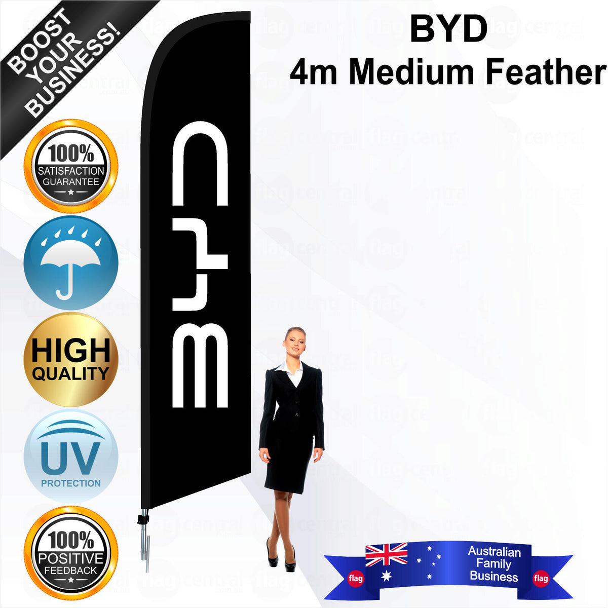 BYD Feather Flag - Bundle