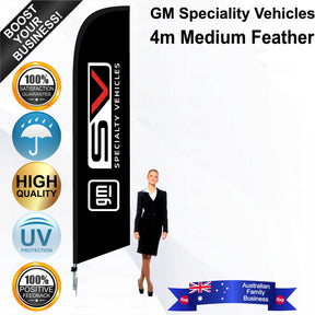 GM Speciality Vehicles Feather Flag - Bundle