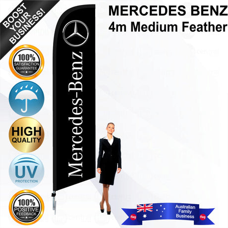 MERCEDES BENZ Feather Flag - Bundle