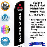MITSUBISHI ECLIPSE CROSS Feather Flag - Front