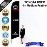 TOYOTA USED Feather Flag - Bundle